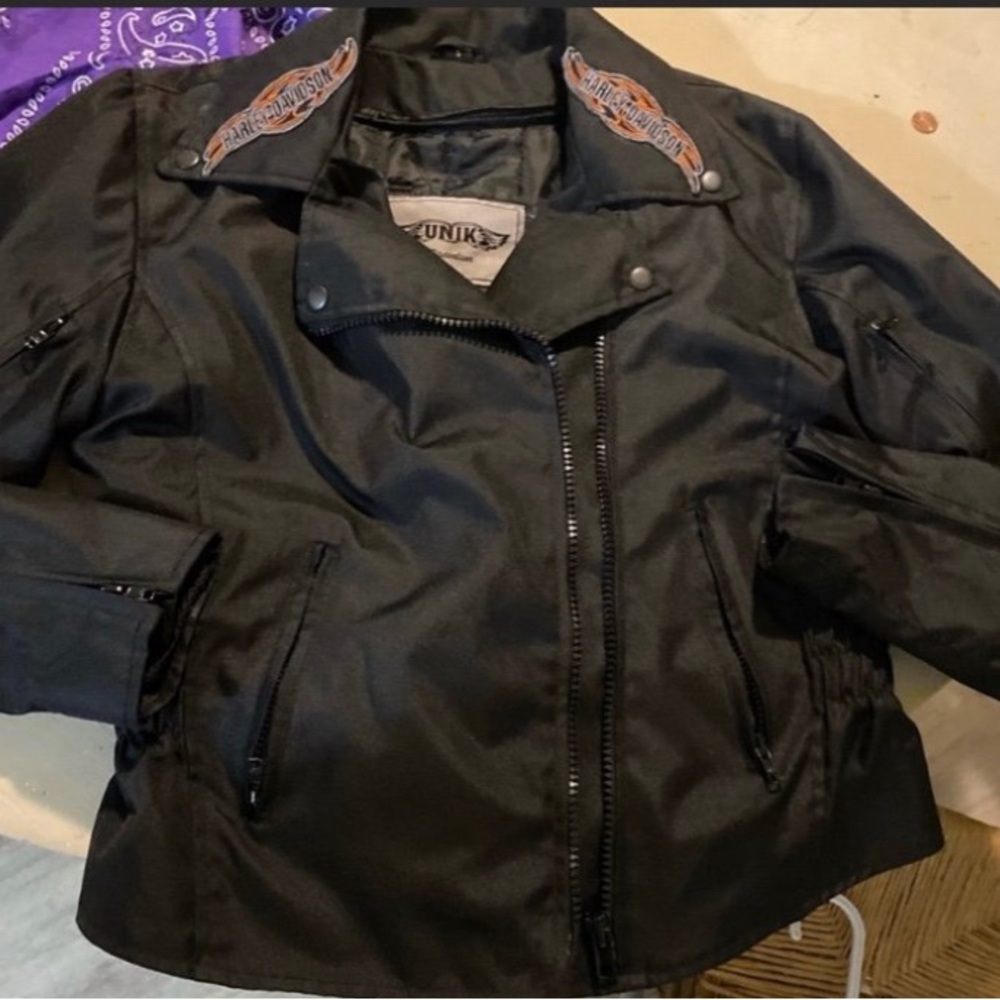 Unik motorcycle jacket removable liner waterproof size small
